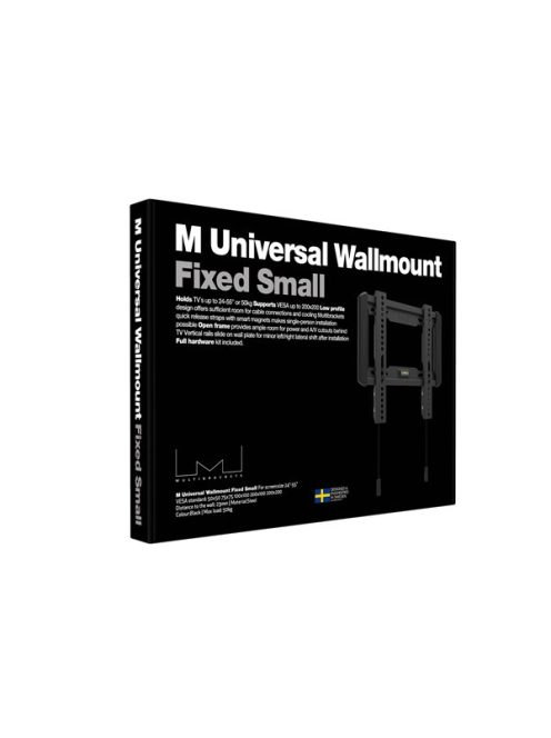 MULTIBRACKETS Fix fali konzol, M Universal Wallmount Fixed Small Black (24-55", max.VESA: 200x200 mm, 50 kg)