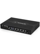 UBiQUiTi EdgeRouter 5x1000Mbps + 1x1000Mbps SFP, Falra rögzíthető, Fémházas - ER-6P