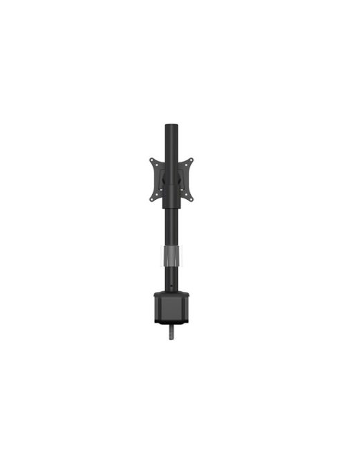 MULTIBRACKETS Asztali konzol, M VESA Deskmount Officeline Single Black (for LCD display, 15-30", max.VESA: 100x100 mm)