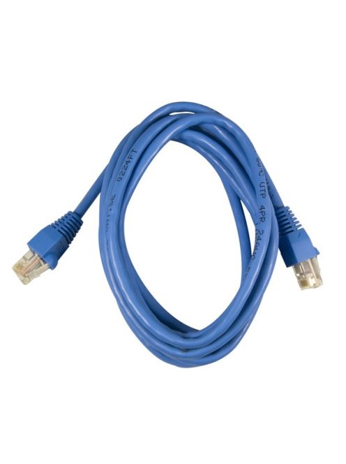 LEGRAND patch kábel RJ45-RJ45 Cat6 árnyékolatlan (U/UTP) LSZH (LSOH) 0,5 méter kék d: 5,2mm AWG24 LCS3