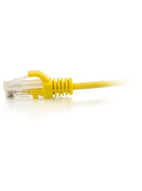 LEGRAND patch kábel RJ45-RJ45 Cat6A árnyékolt (S/FTP) LSZH (LSOH) 0,5 méter sárga d: 5,2mm AWG28 LCS3