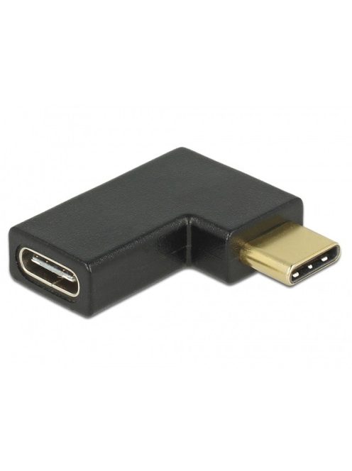 DELOCK Átalakító USB 10 Gbps Type-C male > female 90 fokos bal / jobb