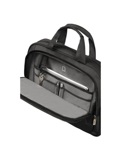 AMERICAN TOURISTER 88532-1070, Aktatáska 15.6" (Fekete/Narancssárga) -AT WORK