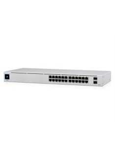   UBiQUiTi Switch 24x1000Mbps (16xPOE+), 2x1000Mbps SFP, Menedzselhető, Rackes - USW-24-POE