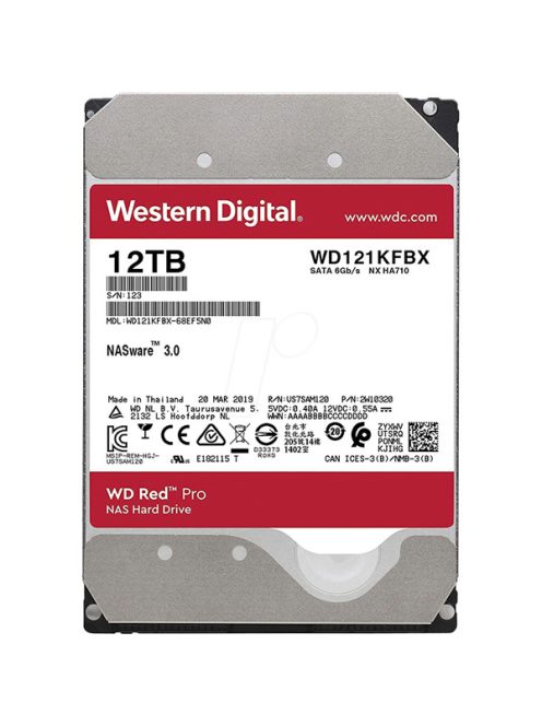 WESTERN DIGITAL 3.5" HDD SATA-III 12TB 7200rpm 256MB Cache, CAVIAR Red Pro