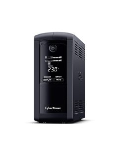   CYBERPOWER UPS VP700ELCD (4x Schuko) 700VA 390W 230V szünetmentes tápegység + USB LINE-INTERAKTÍV