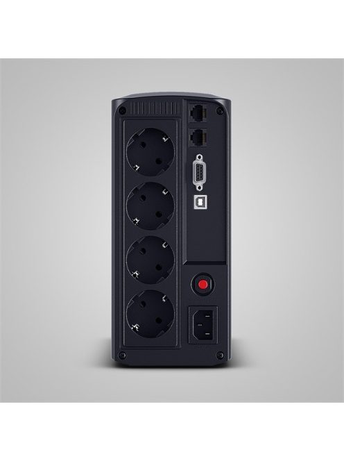 CYBERPOWER UPS VP1000ELCD (4x Schuko) 1000VA 550W 230V szünetmentes tápegység + USB LINE-INTERAKTÍV