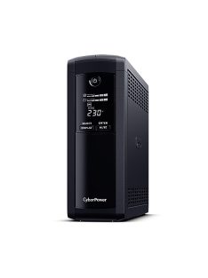   CYBERPOWER UPS VP1200ELCD (4x Schuko) 1200VA 720W 230V szünetmentes tápegység + USB LINE-INTERAKTÍV