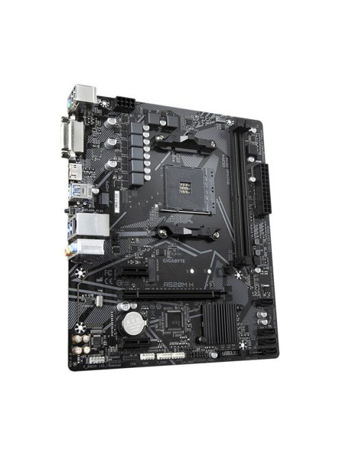 GIGABYTE Alaplap AM4 A520M H AMD A520, mATX