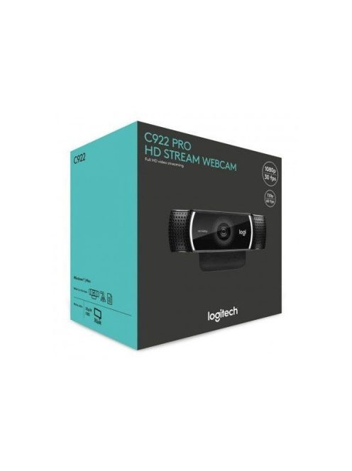 LOGITECH Webkamera - C922 HD 1080p Mikrofonos