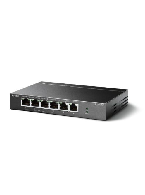 TP-LINK Switch 6x100Mbps (4xPOE+), TL-SF1006P