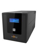 NJOY Szünetmentes 1000VA - Cadu 1000 (2 Schuko, line-interaktív, USB menedzsment, RJ11/45 vonalvédelem(1Gb/s), fekete)