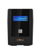 NJOY Szünetmentes 650VA - Cadu 650 (2 Schuko, line-interaktív, USB menedzsment, RJ11/45 vonalvédelem(1Gb/s), fekete)