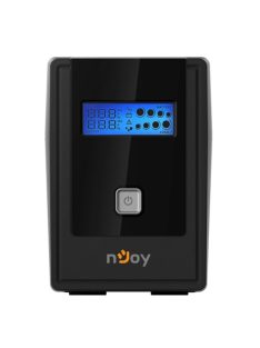   NJOY Szünetmentes 650VA - Cadu 650 (2 Schuko, line-interaktív, USB menedzsment, RJ11/45 vonalvédelem(1Gb/s), fekete)