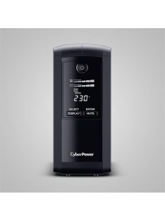   CYBERPOWER UPS, VP1000EILCD, (6xIEC C13) 1000VA 550W 230V szünetmentes tápegység + USB LINE-INTERACTIVE