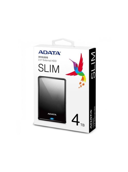 ADATA 2.5" HDD USB 3.1 4TB HV620S, Fekete