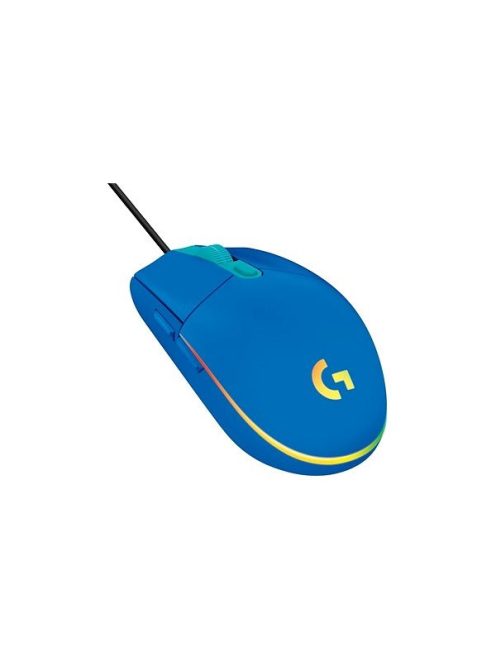 LOGITECH Egér - G102 Lightsync Vezetékes Gaming, Kék