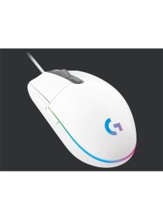 LOGITECH Egér - G102 Lightsync Vezetékes Gaming, Fehér