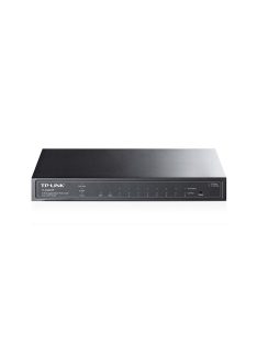   TP-LINK Switch 8x1000Mbps (8xPOE) + 2xSFP, Menedzselhető, SG2210P