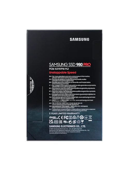 SAMSUNG 980 PRO PCle 4.0 NVMe M.2 SSD 500GB
