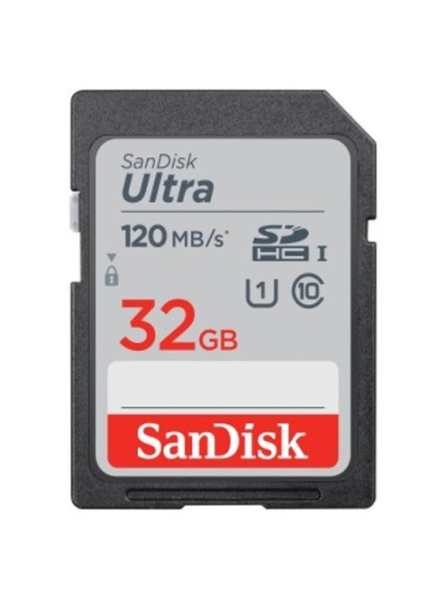 SANDISK 186496, SDHC ULTRA KÁRTYA 32GB, 120MB/s, CL10, UHS-I