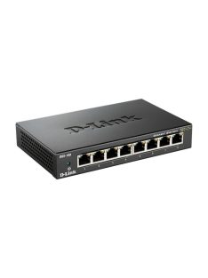 D-LINK Switch 8x1000Mbps Fémházas Asztali, DGS-108GL/E