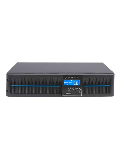 ABLEREX UPS, ARES RT+, 6xIEC, 2000VA (1800 W) Online kettős konv. szünetmentes tápegység, torony, LCD