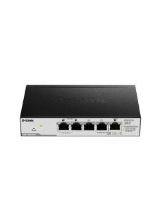   D-LINK Switch 5x1000Mbps(2xPOE) Fémházas Asztali Menedzselhető, DGS-1100-05PDV2