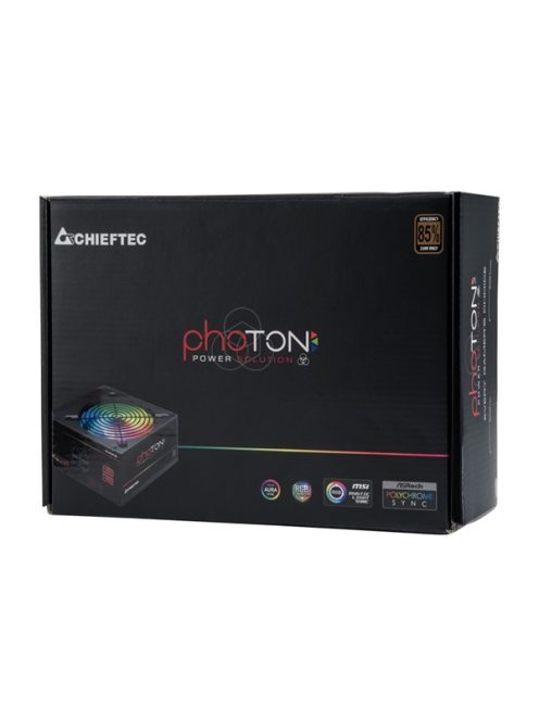 CHIEFTEC Tápegység Moduláris Photon 650W BOX 80+ Bronz RGB világítás