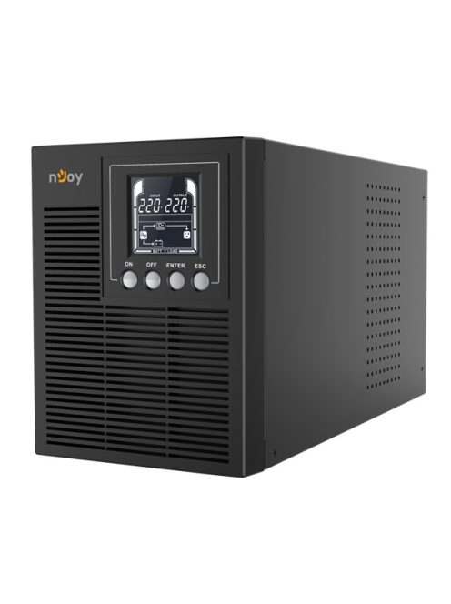 NJOY Szünetmentes ECHO PRO 1000, 1000VA, 800W, Online, LCD display