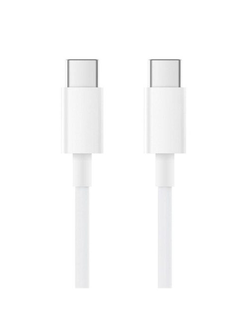 BLACKBIRD Type-C USB To Type-C USB Adatkábel 1m, Fehér (Gyári kivitel)