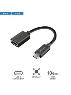   TRUST USB-C–USB-A adapterkábel 20967 (Calyx USB-C to USB-A Adapter Cable)