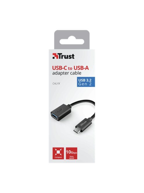 TRUST USB-C–USB-A adapterkábel 20967 (Calyx USB-C to USB-A Adapter Cable)