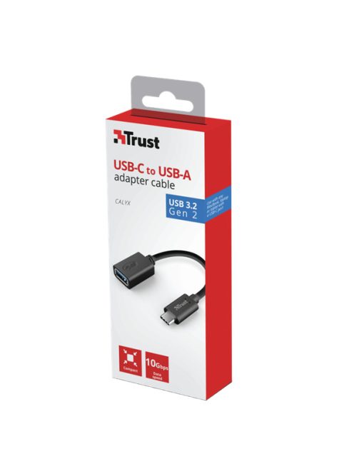 TRUST USB-C–USB-A adapterkábel 20967 (Calyx USB-C to USB-A Adapter Cable)