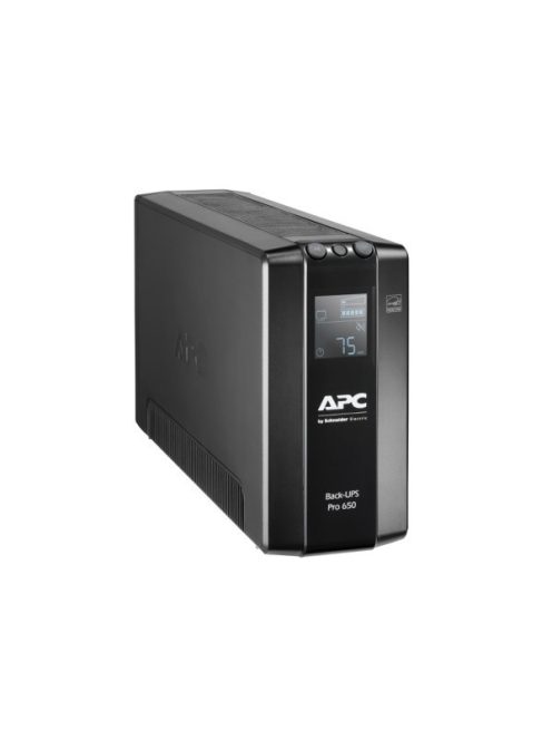 APC Back-UPS Pro BR650MI, (6 outlets) 650VA LCD 230V LINE-INTERACTIVE szünetmentes, tiszta sinus, AVR