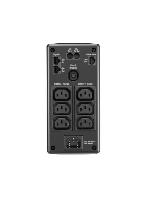 APC Back-UPS Pro BR650MI, (6 outlets) 650VA LCD 230V LINE-INTERACTIVE szünetmentes, tiszta sinus, AVR