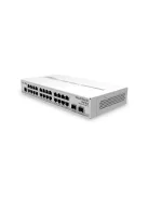 MIKROTIK Cloud Router Switch 24x1000Mbps + 2x10Gbps SFP+, Menedzselhető, Asztali - CRS326-24G-2S+IN