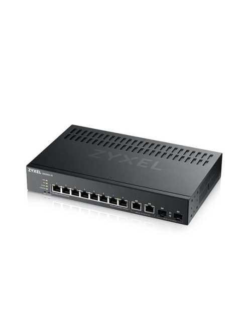 ZYXEL Switch 8x1000Mbps + 2xGigabit kombó SFP, Menedzselhető Rackes, GS2220-10-EU0101F