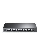 TP-LINK Switch 8x100Mbps (8xPOE+) + 2x1000Mbps + 1xGigabit SFP, TL-SL1311MP