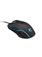 WHITE SHARK GM-5003 AZARAH gaming egér, fekete, 6400dpi