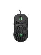 WHITE SHARK GM-5007B GALAHAD gamer egér, fekete, 6400 dpi