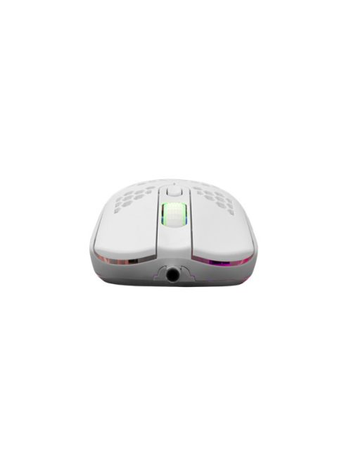 WHITE SHARK GM-5007W GALAHAD gamer egér, fehér, 6400 dpi