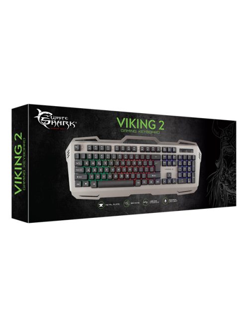 WHITE SHARK VIKING -2 membrános gamer billentyűzet (magyar)