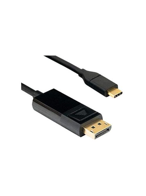 BLACKBIRD Kábel USB Type-C male to HDMI male (DP ALT MODE) 4k 60Hz 2m, Fekete