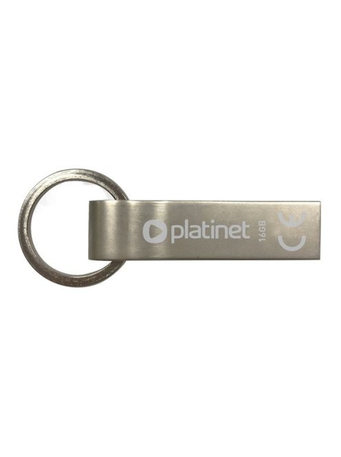 PLATINET Pendrive, 16GB, USB 2.0, vízálló, ezüst
