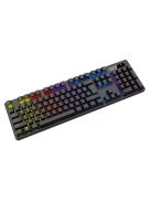 VARR gaming billentyűzet, VMK89B, mechanikus, multimédiás, 9 féle üzemmód, RGB, XINDA BLUE, fekete