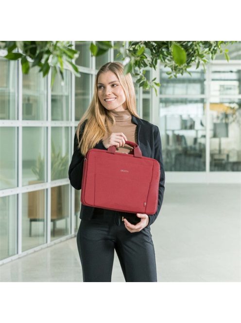 DICOTA D31306-RPET Notebook táska Slim Eco BASE 13-14.1" Red