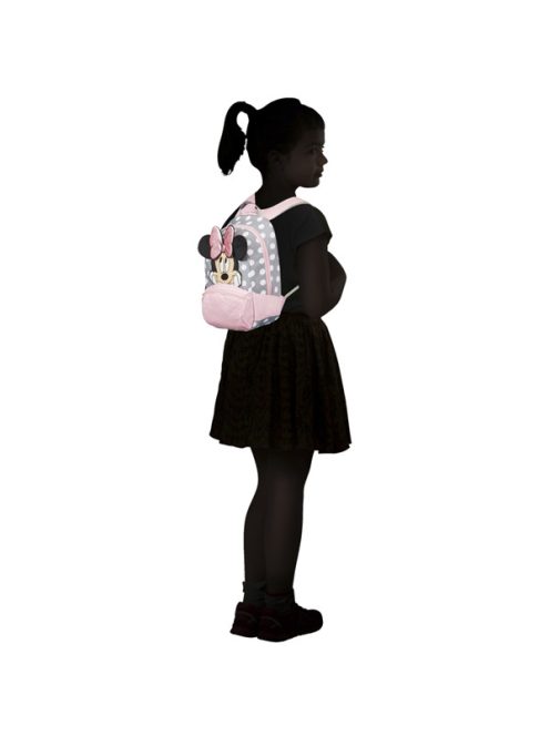 SAMSONITE Gyermek hátizsák 106708-7064, BACKPACK S+ (Minnie glitter) -DISNEY ULTIMATE 2.0