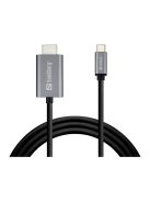 SANDBERG USB-C tartozék, USB-C to HDMI Cable 2M