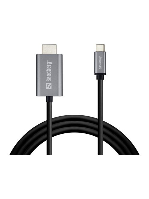 SANDBERG USB-C tartozék, USB-C to HDMI Cable 2M